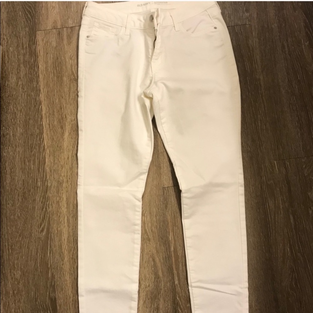 old navy rockstars jeans on hold